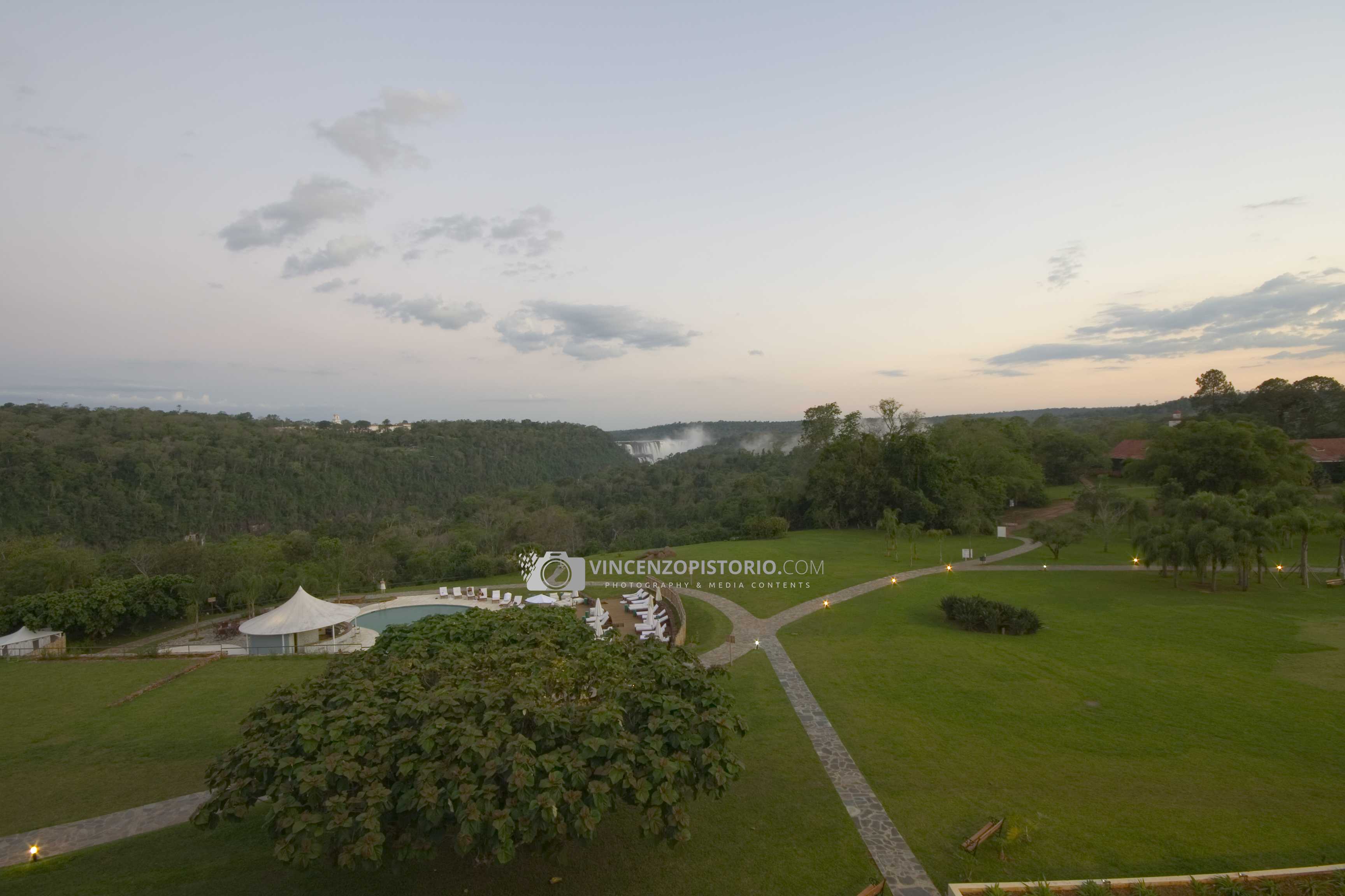 Sheraton park and Iguazu park at sunset