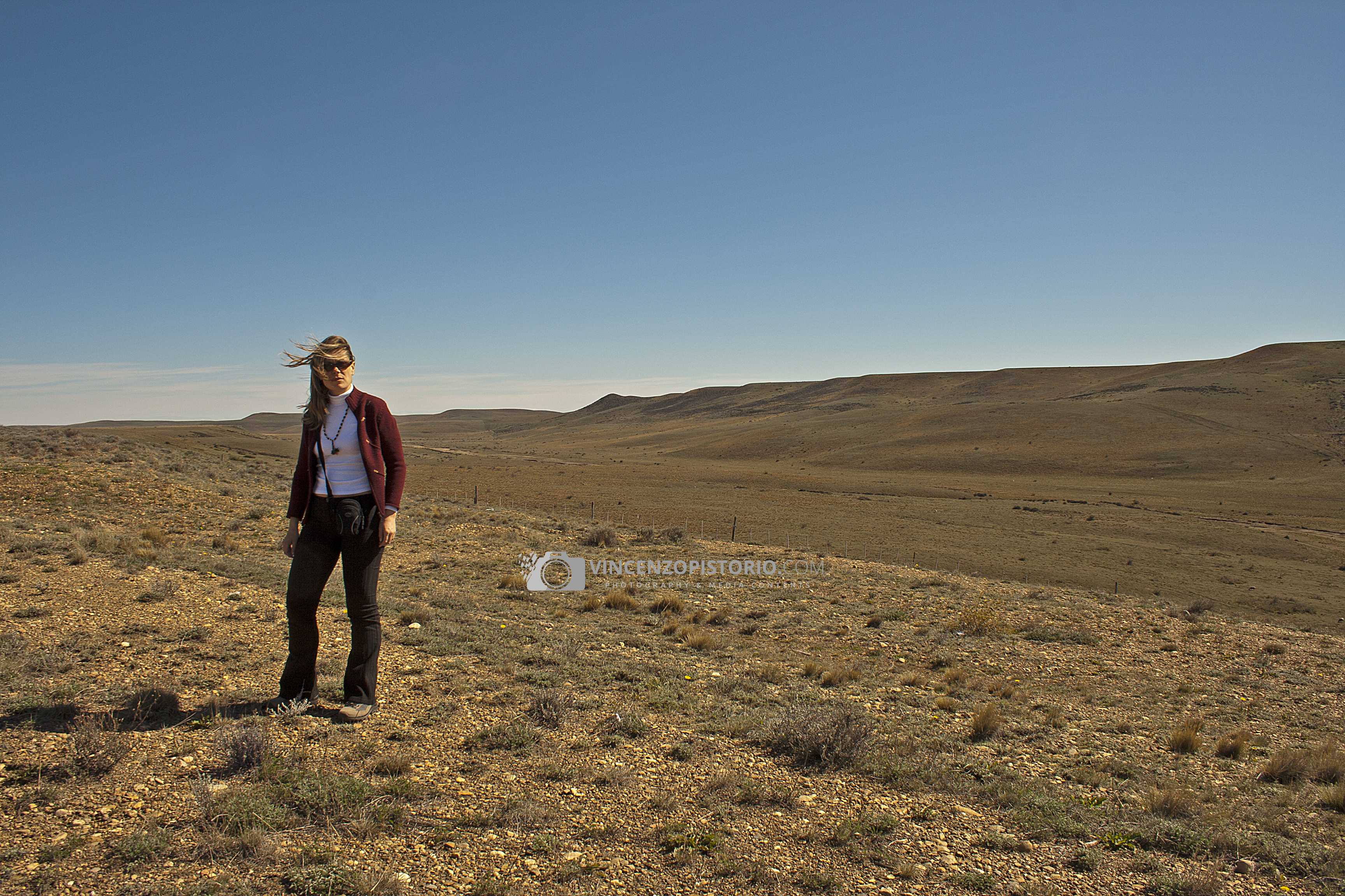 Silvia and Patagonia desert